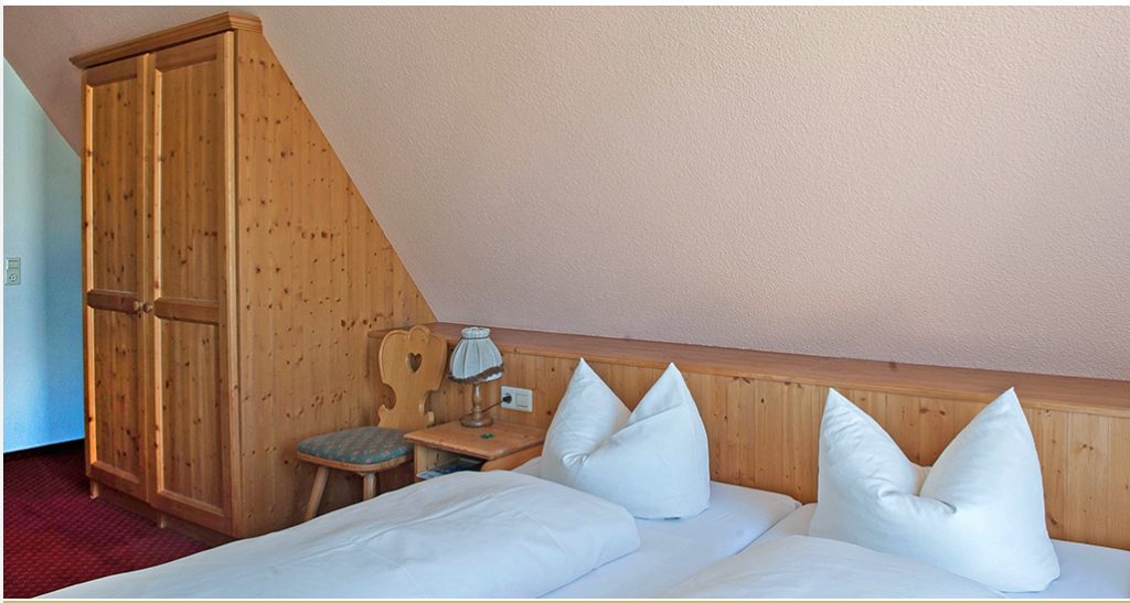 Einzel- und Doppelzimmer im Hotel Löwen